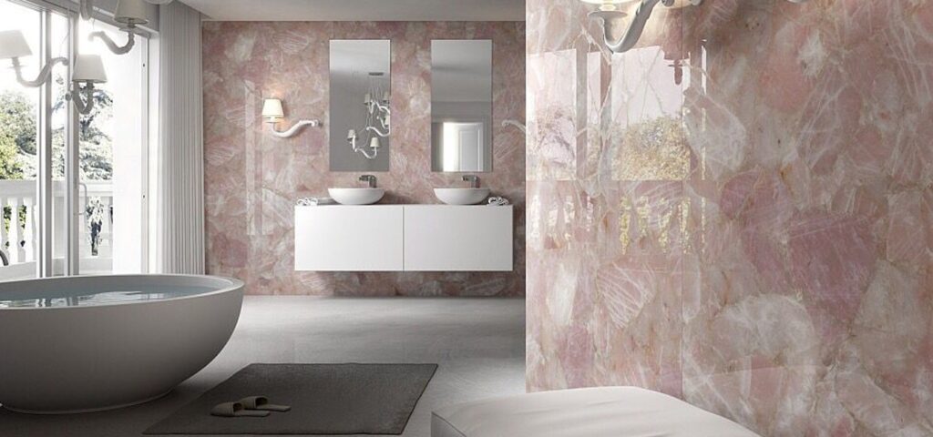 Rose Quartz Bathroom
