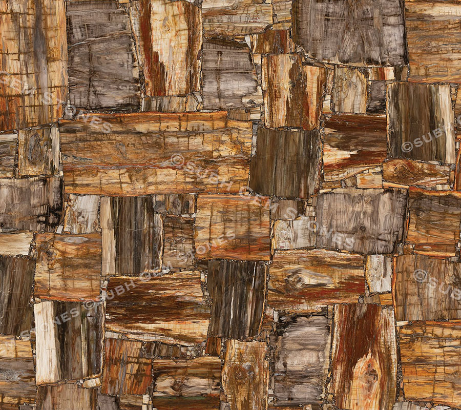 Petrified Wood Retro (Brown)