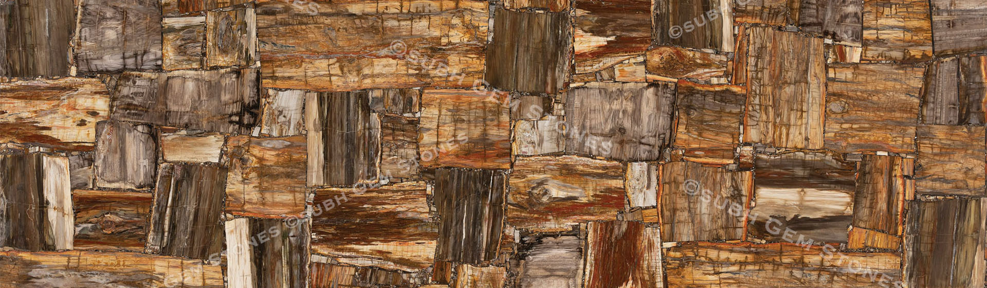 Petrified Wood Retro (Brown) banner