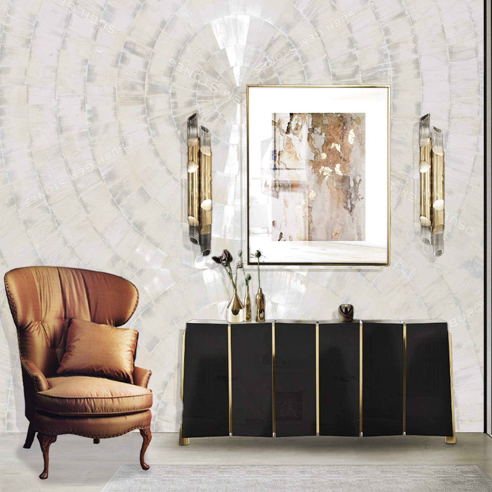 Semi Precious Slabs defination
