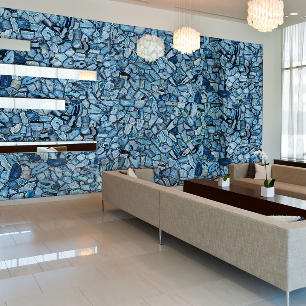 blue agate interior