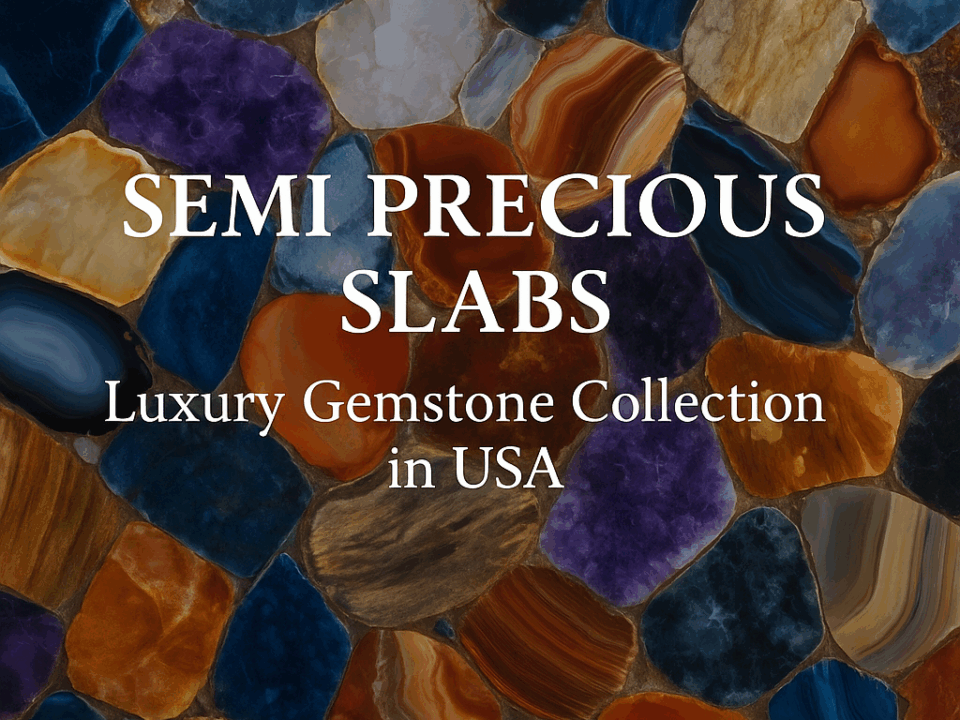 semi precious slabs luxury gemstone collection