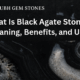 black agate stone