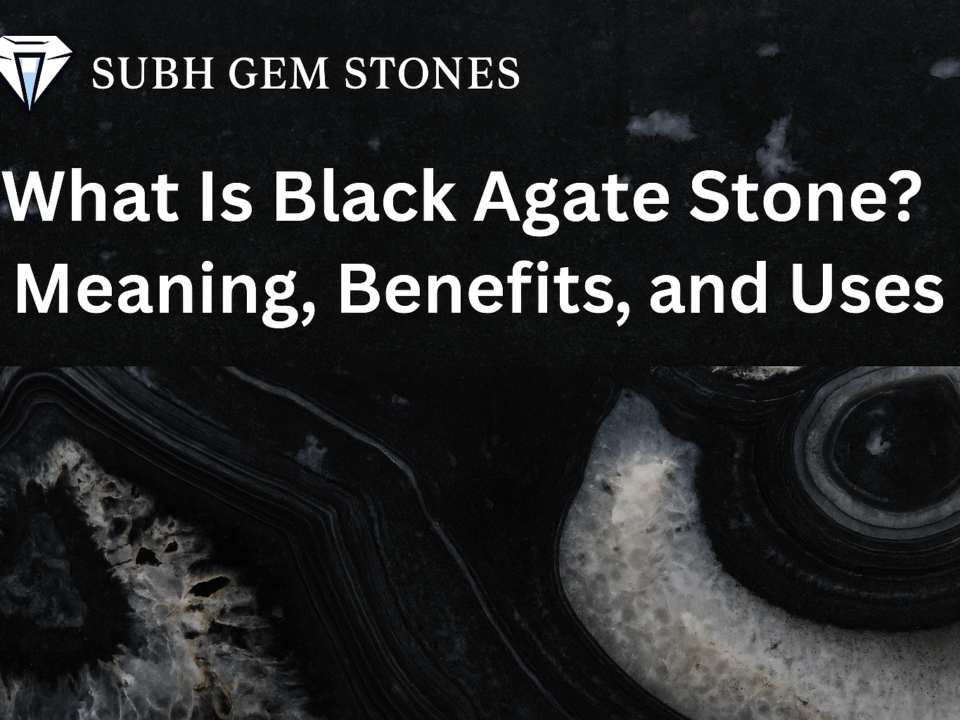 black agate stone