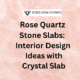 rose quartz stone slabs