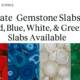 agate gemstone slabs