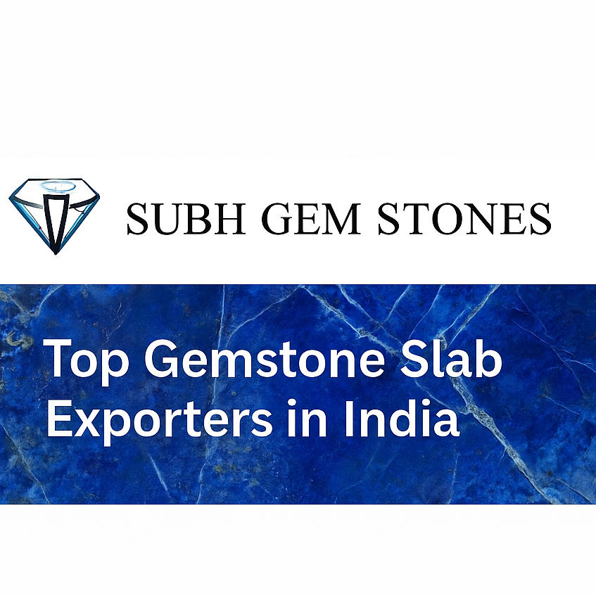top gemstone slab exporter in india